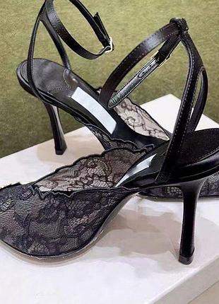 Туфлі jimmy choo | мереживо | преміум якість | розміри 35–41