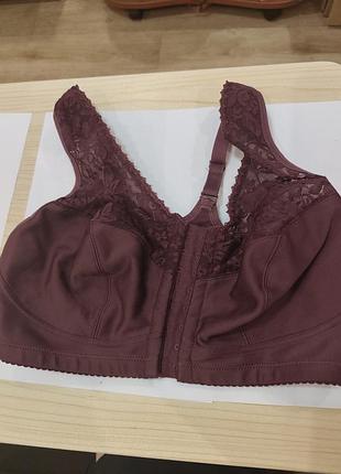 Бюстгальтер delimira 75e (34dd), бордовый, кружевной