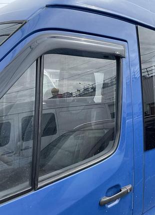 Дефлекторы окон (ветровики) mercedes sprinter 1996-2006 (на скотче) (hic)