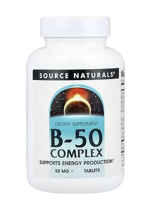 Vitamin b-50 complex 50mg - 50 tabs