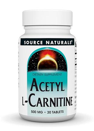 Acetyl l-carnitine 500 mg - 30 tabs