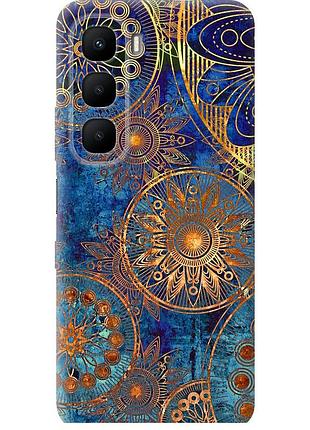 Чохол силіконовий на телефон infinix hot 60 5g / hot 60i 4g золотий візерунок "678u-4114-58250"