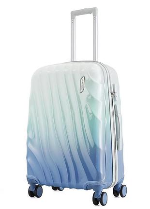 Чемодан semi line 25" (m) blue/navy gradient (t5648-2), голубой, блакитний