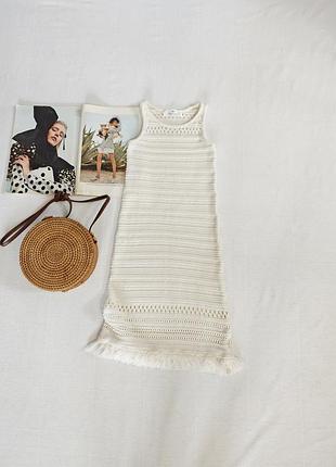 Плетее плаття h&m 4