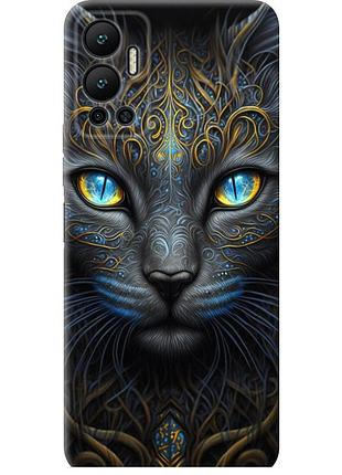 Чохол силіконовий на телефон infinix hot 12 кішка "5548u-2864-58250"