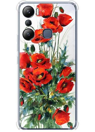 Чехол силикон с усиленными углами на телефон infinix hot 20i маки "523sp-2964-58250"