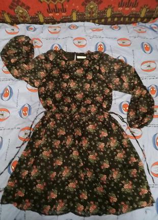 Жіноча сукня з підкладкою, міді, over size, m. n. g, оригінал, р. м-xxl