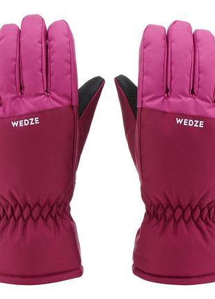 Рукавиці лижні дитячі wedze 6 років, зріст 110-116 см перчатки waterproof