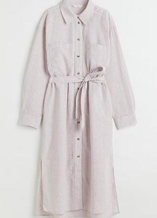 Сукня сорочка h&m,l,льон