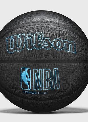 М'яч баскетбольний wilson nba forge plus charcoal size 7 (wz2016803xb7)