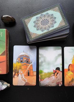 Карти таро the sufi tarot (суфійське таро) — колода-талісман для духовного трансформації
(78 карт, 6.2х10.5 см)