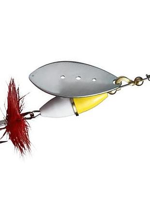 Блесна вращающаяся myran wipp 7g silver #yellow/white (6442-18)