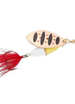 Блесна вращающаяся myran wipp 10g #copper - yellow/white (6843-650)