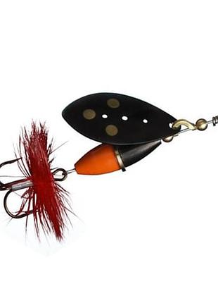 Блесна вращающаяся myran wipp 10g black #orange/black (6443-09)