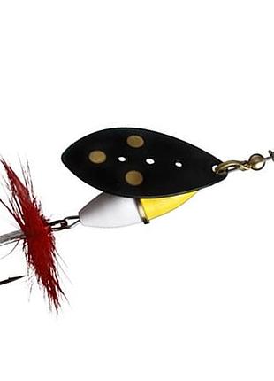 Блесна вращающаяся myran wipp 15g black #yellow/white (6444-98)