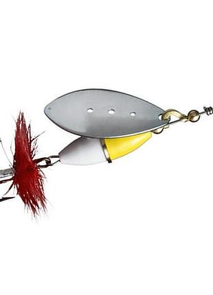 Блесна вращающаяся myran wipp 20g silver #yellow/white (6448-18)
