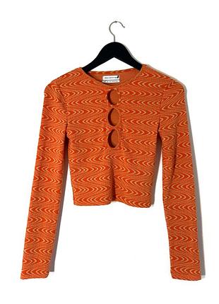 Лонгслив з вирізами urban outfitters