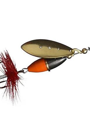 Блесна вращающаяся myran wipp 10g gold #orange/black (6443-02)