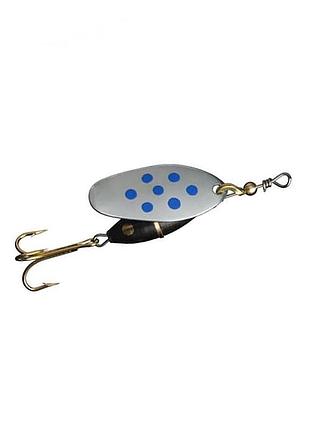 Блесна вращающаяся myran panter 3g #silver - blue dots (6480-18)