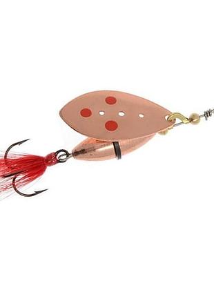 Блесна вращающаяся myran wipp 10g copper #red dots (6543-305)