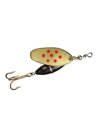 Блесна вращающаяся myran panter 3g #gold - red dots (6480-28)
