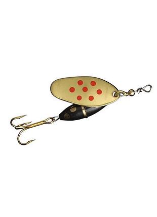 Блесна вращающаяся myran panter 10g #gold - red dots (6483-28)