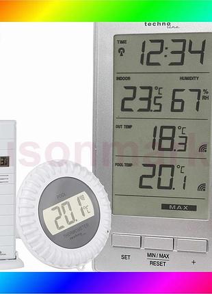 Bs термогигрометр technoline ws9069 best mix it silver (ws9069) bas77/n