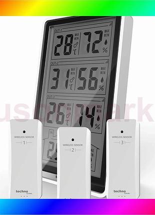 Bs термогігрометр technoline ws7060 best mix black (ws7060) bas77/n