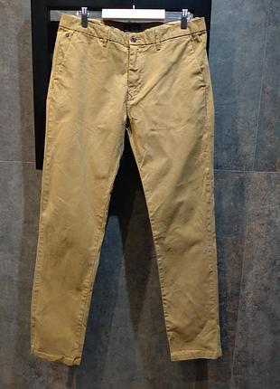 Чоловічі штани брюки чіноси чиноси scotch and soda scotch & soda stuart w32 l32 гірчичного кольору