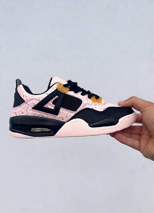 Nike air jordan 4 mid pink black