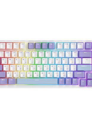 Клавиатура ajazz ak820 pro rgb flying fish switch purple