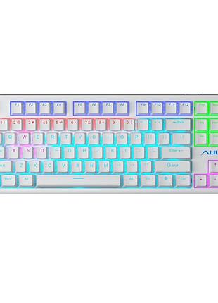 Игровая механическая клавиатура aula f3032 krgd red switch white
