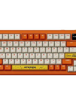 Клавиатура ajazz ak820 max 75% rgb orange