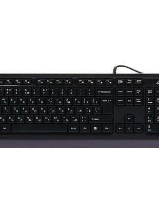 Клавиатура a4tech fk10 usb полноразмерная eng/ukr grey