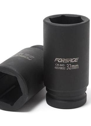 Головка ударная глубокая 3/4" 6-гранная 41 мм forsage f-46510041