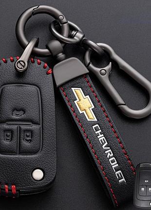 Чохол для ключа chevrolet №1-3 кнопки aveo/cruze/spark/orlando