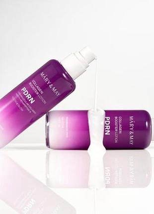 Антивіковий лосьйон для обличчя mary & may collagen booster lotion з pdrn