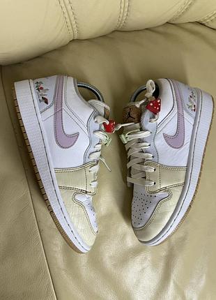 Кросівки nike air jordan 1 low mushroom оригінал