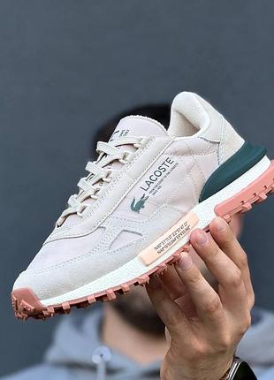 Мужские кроссовки лакоста стильные повседневные lacoste elite active 41