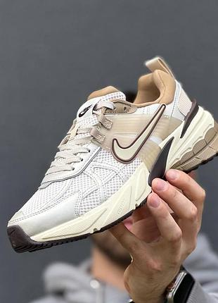 Мужские кроссовки стильные найк аир зум nike v2k runtek light brown 42