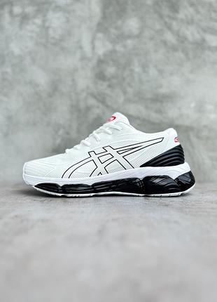 Чоловічі кросівки асікс стильні asics gel - quantum 360 white black 43