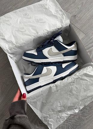 Жіночі кросівки найк данк стильні повсякденні nike sb dunk navy blue 41