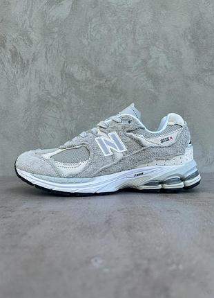 Мужские кроссовки стильные нью баланс new balance 2002r light gray 43
