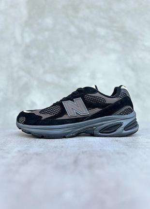 Мужские кроссовки стильные нью баланс new balance 2010 black gray 44