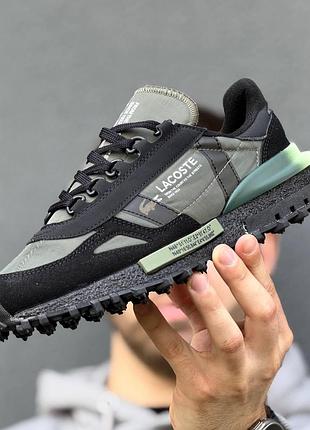 Чоловічі кросівки лакоста стильні повсякденні lacoste elite active t 40