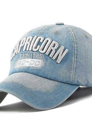 Бейсболка джинсова capricorn