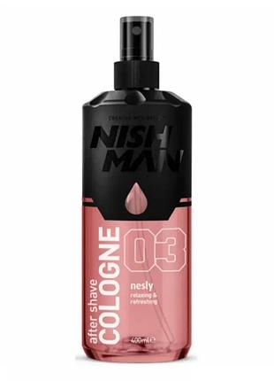 Одеколон nishman after shave cologne nesly 400 мл
