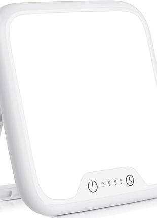 Светотерапевтическая лампа tt-g01 led light therapy lamp 10000 люкс sad lamp с таймером и usb-c