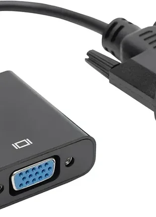 Активный переходник dvi-d на vga / адаптер для монитора dvi-vga конвертер