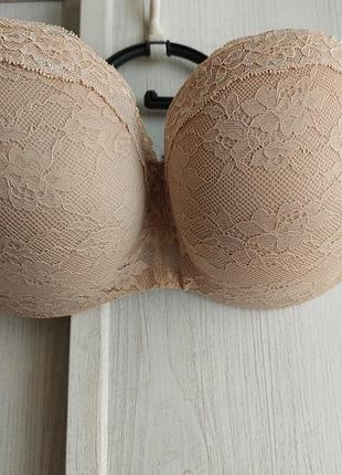 Бюстгальтер без бретелей, m&s, на чашку d/dd